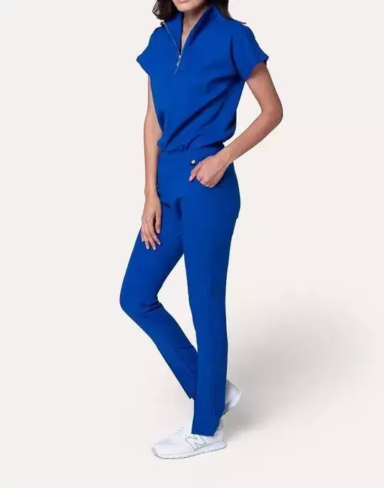 Fashionable Design Zipper Front Hospital Uniforms Medical Scrub Jackets Uniform For Women