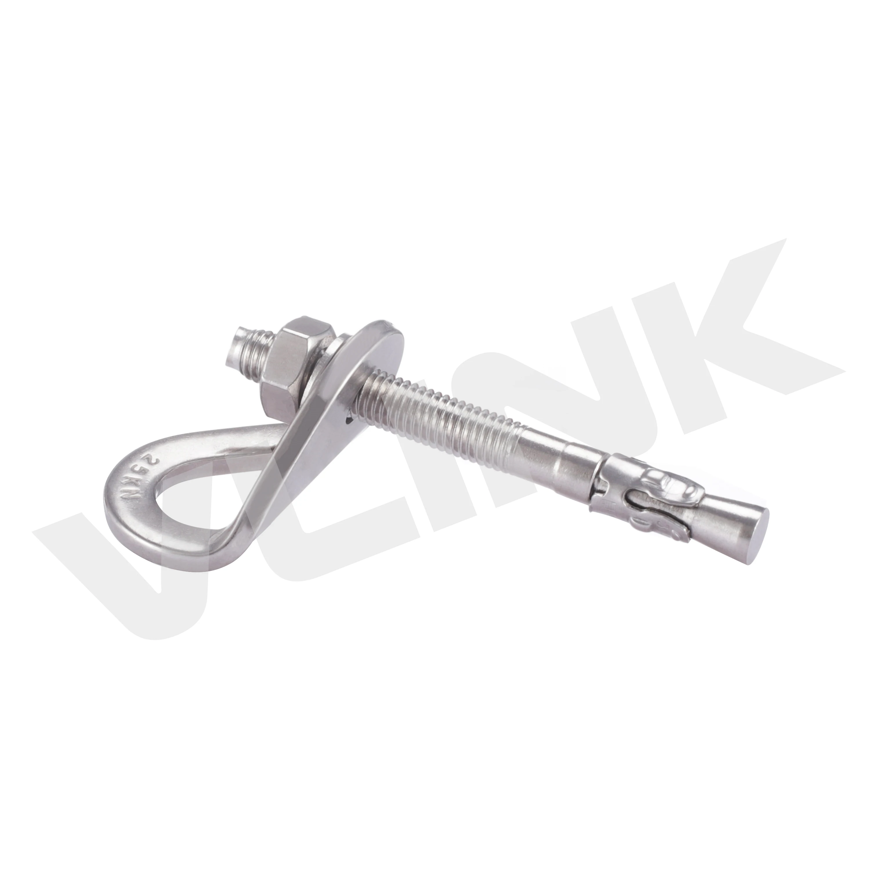 High Corrosion Resistance 304 Stainless Steel 25KN Rock Climbing Anchor with Expansion Bolt