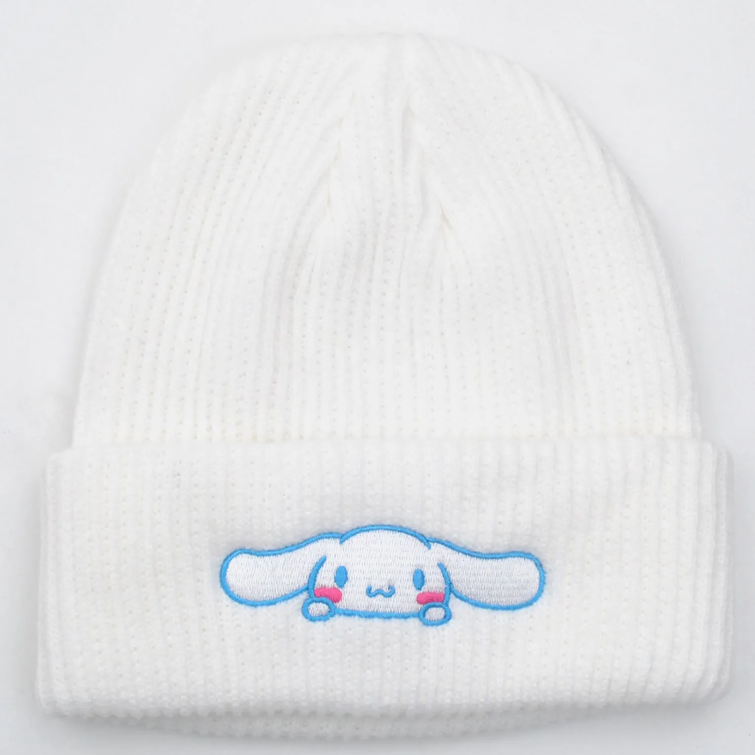 Kuromi Melody Cute Cartoon Embroidery Knitted Hat