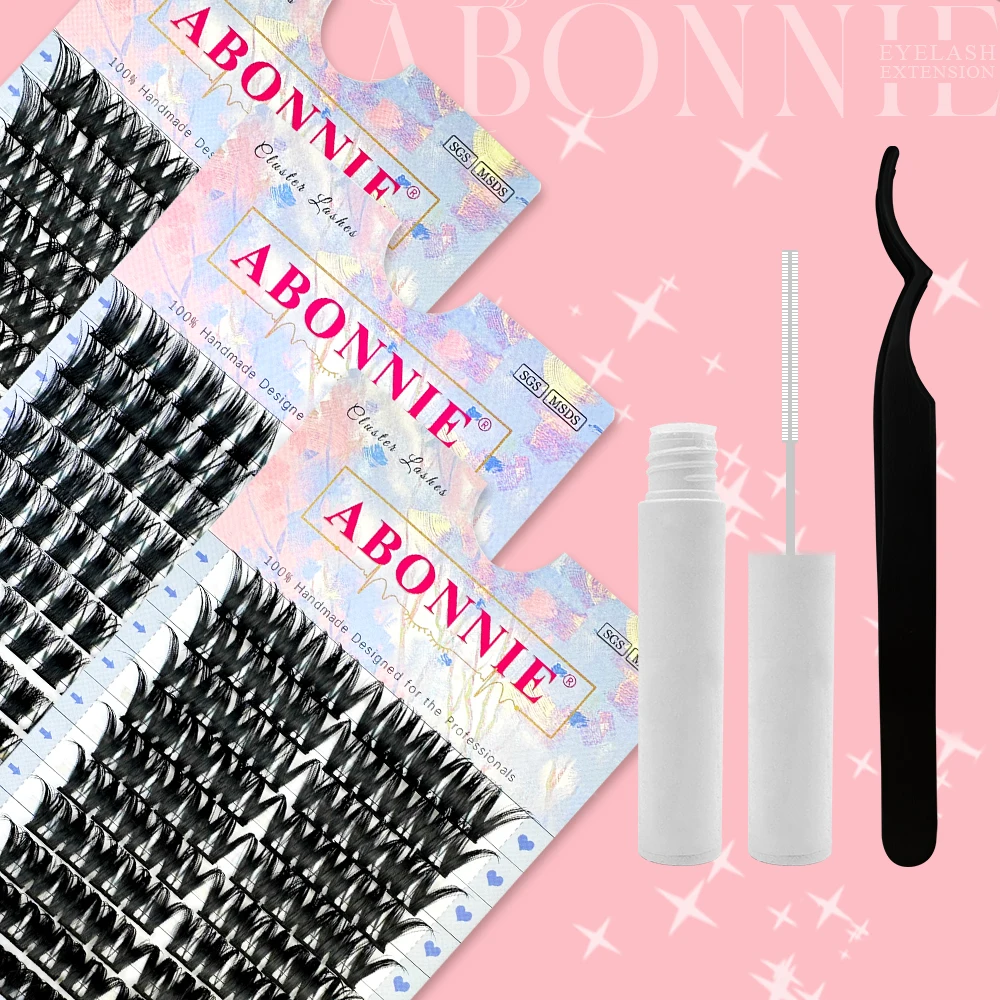 Wholesale Diy Lash Glue Cluster Custom Eyelash Remover Individual Eyelashes Ribbon Diy Segmented Lash Extensions Kit Diy Lashes