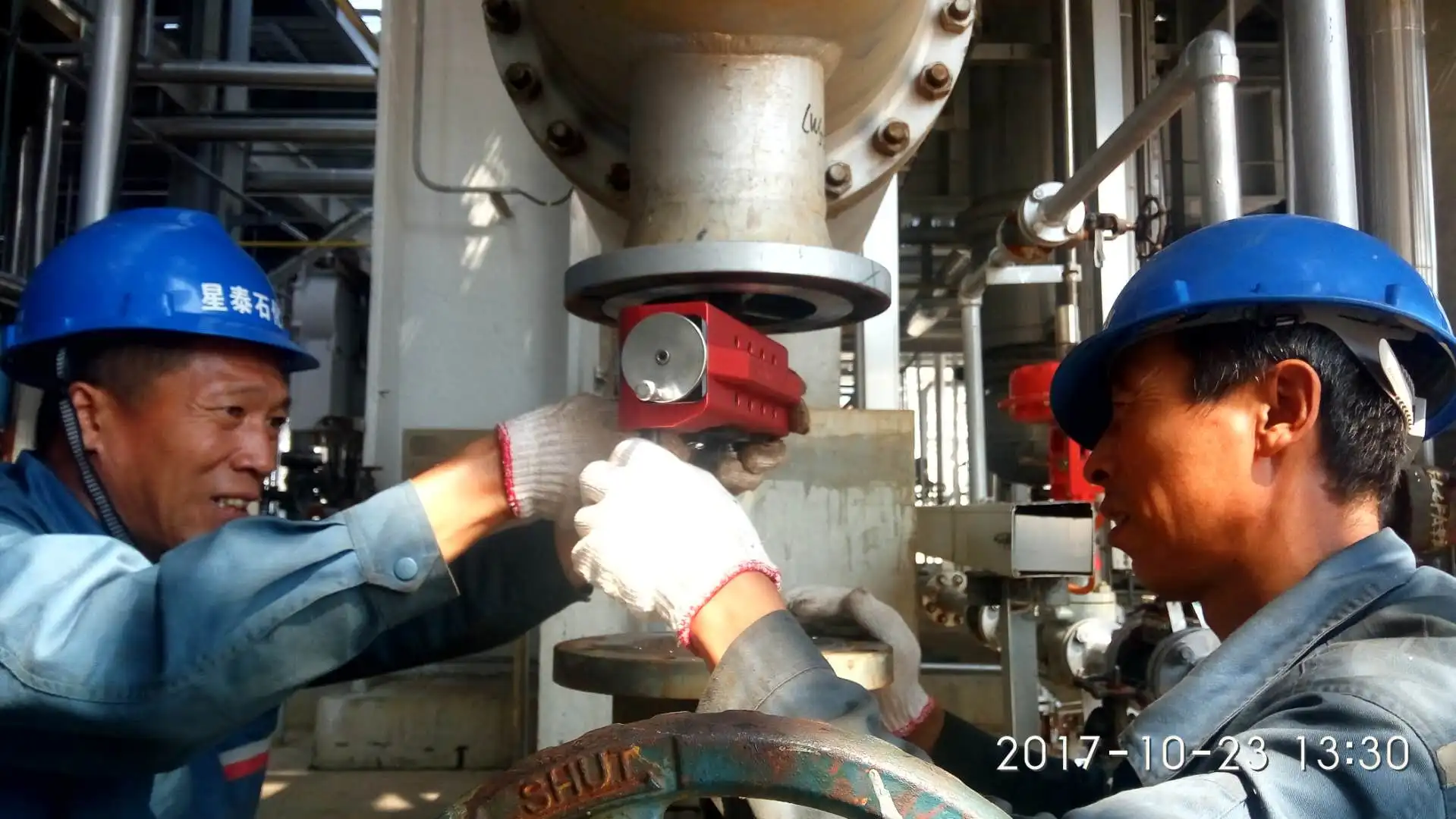 
Portable Flange Facing Machine With Hand Power Easy To Set up Made by JOYSUNG 
