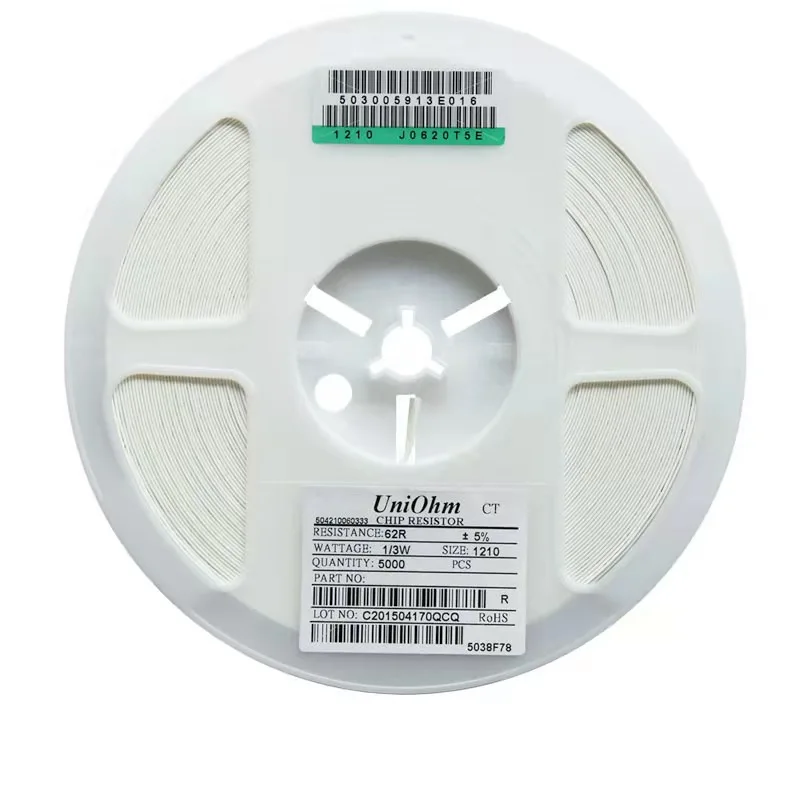 0402 SMD resistor 1K 2.2K 3.3K 4.7K 5.6K 6.8K 8.2K 9.1K accuracy 5% 1%