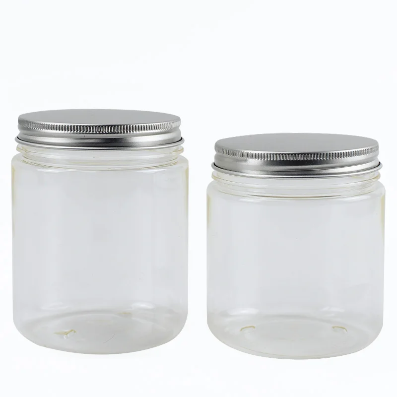 Hot Sale Clear 330 ml 350 ml PLA Food Sealed Packaging Jar Dried Fruit Bottle Plastic Jar