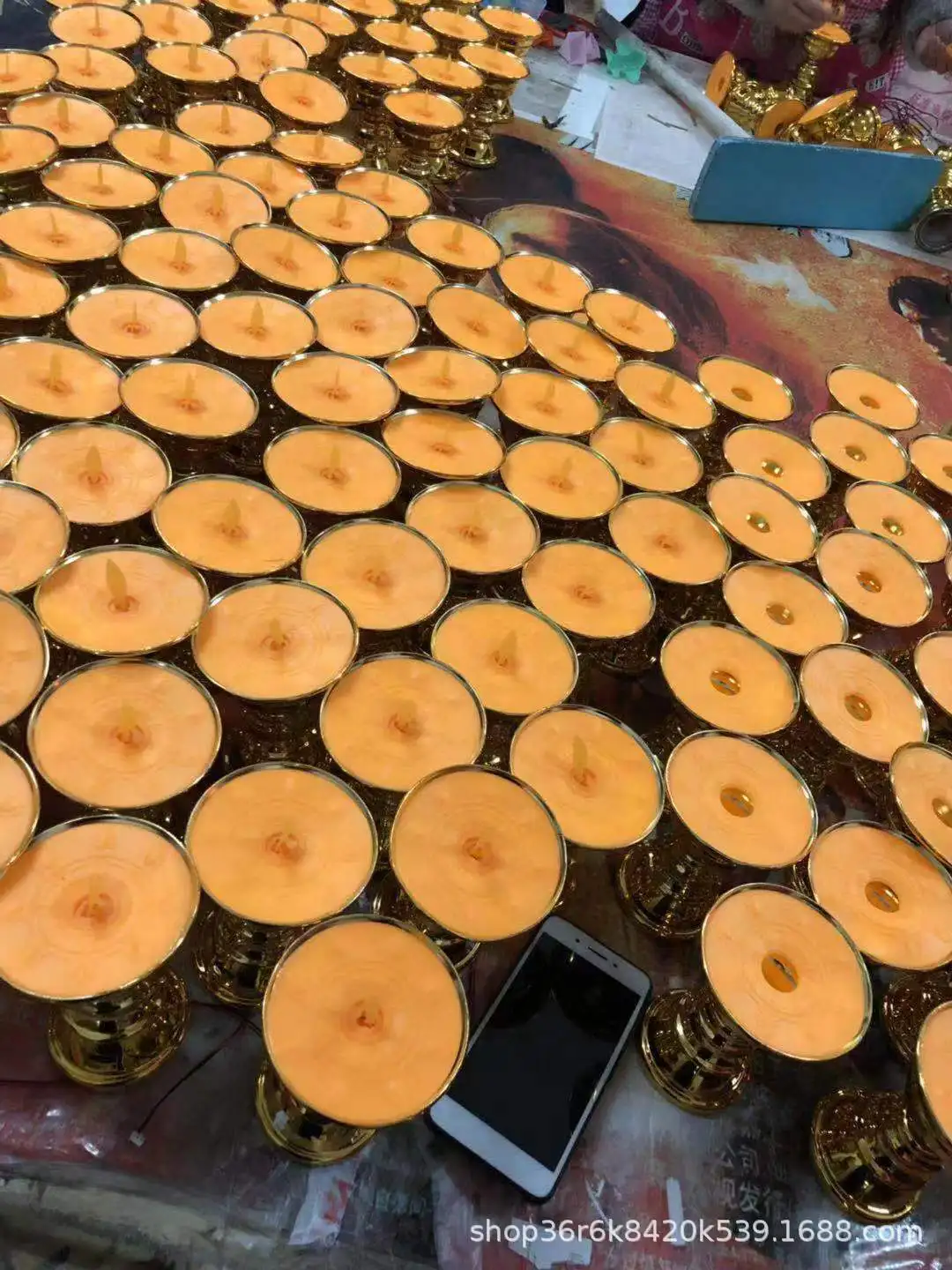 Charging led candles Tibetan butter lamp plastic wiring for Buddha lamp home Buddha lotus lamp candle