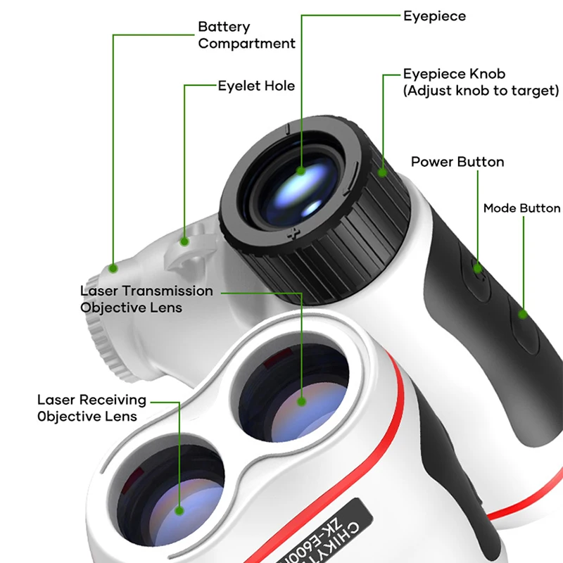 New Design High Precision Smart Light Weight Scopes With Rangefinder