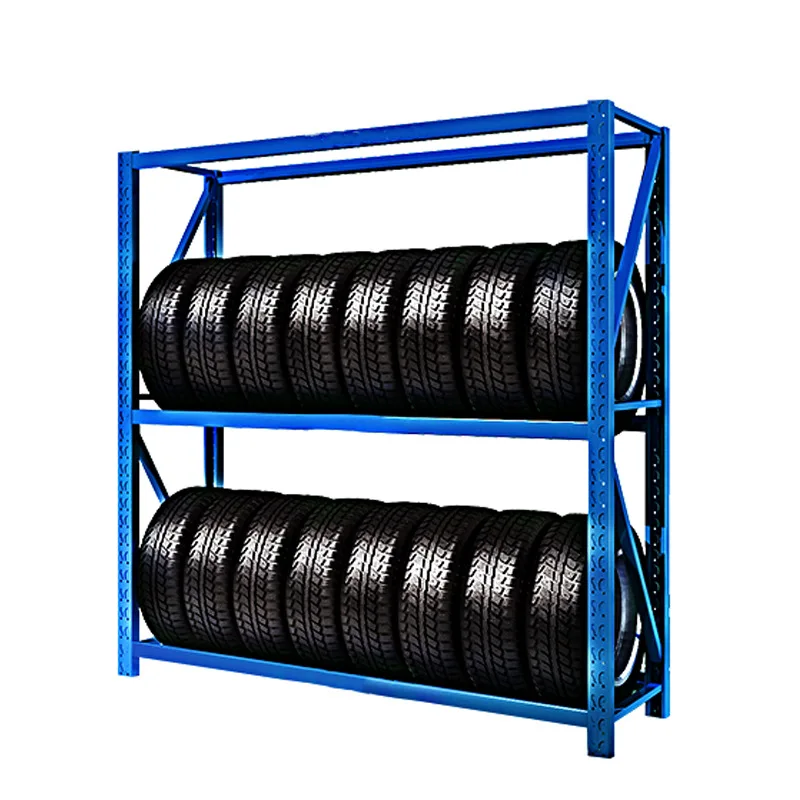 Cold Rolled Q235 Steel Standard Stainless Steel Pallet Tyre Storage Racking Industrial Multi Layers Storage Tire Rack