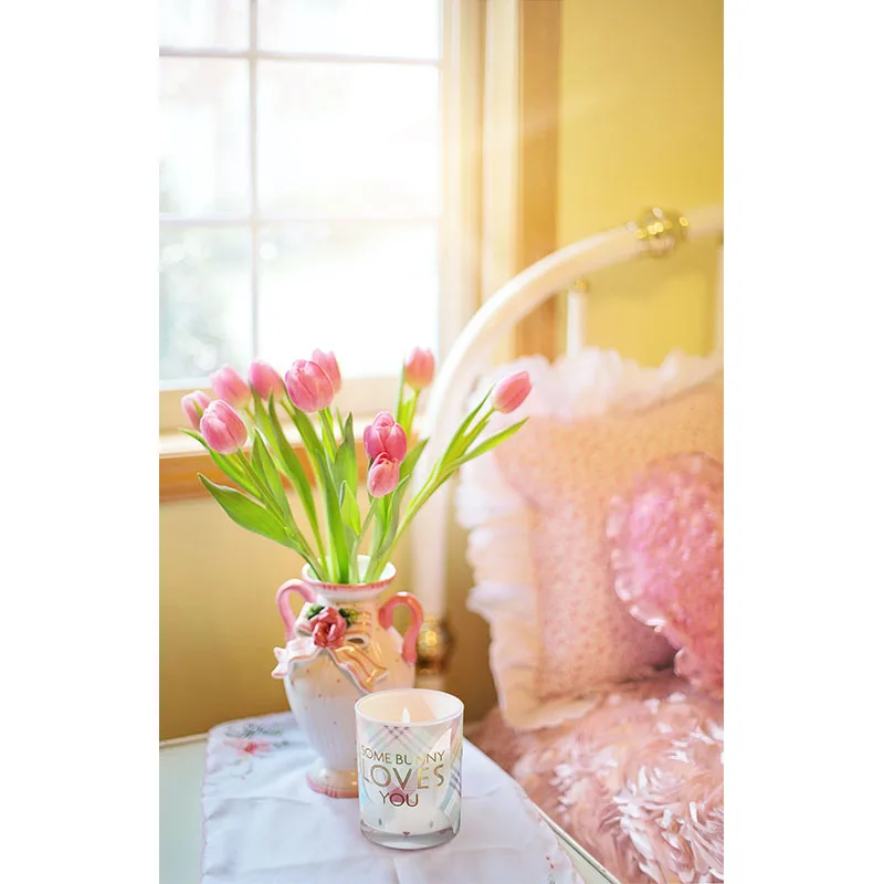 Pure handmade fragrance Long-lasting aroma Soy candle Crystal Inner stone dried flower fragrance embodies massage Oi candle
