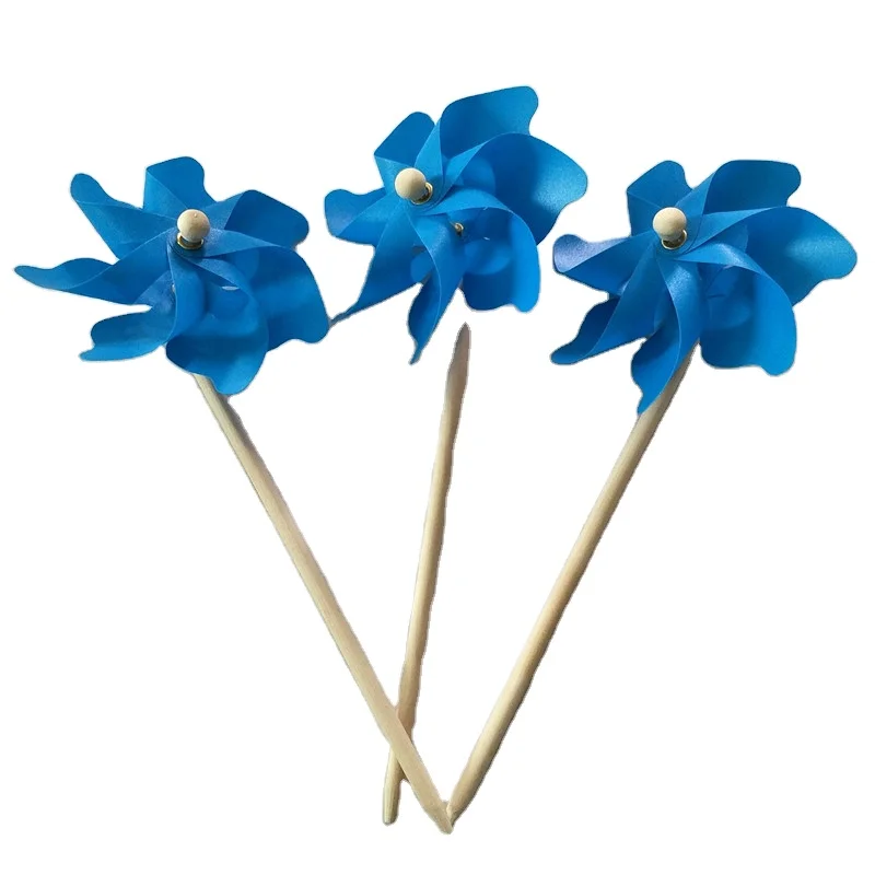 Different kinds of plastic single  windmill toy Made- in- China