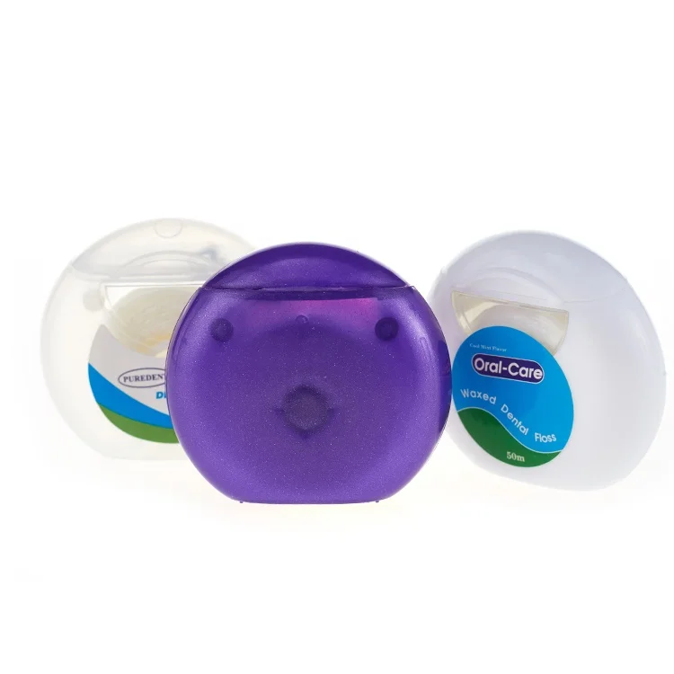 High Quality 25/50M Dental Floss Waxed Mint Flavor Nylon Floss