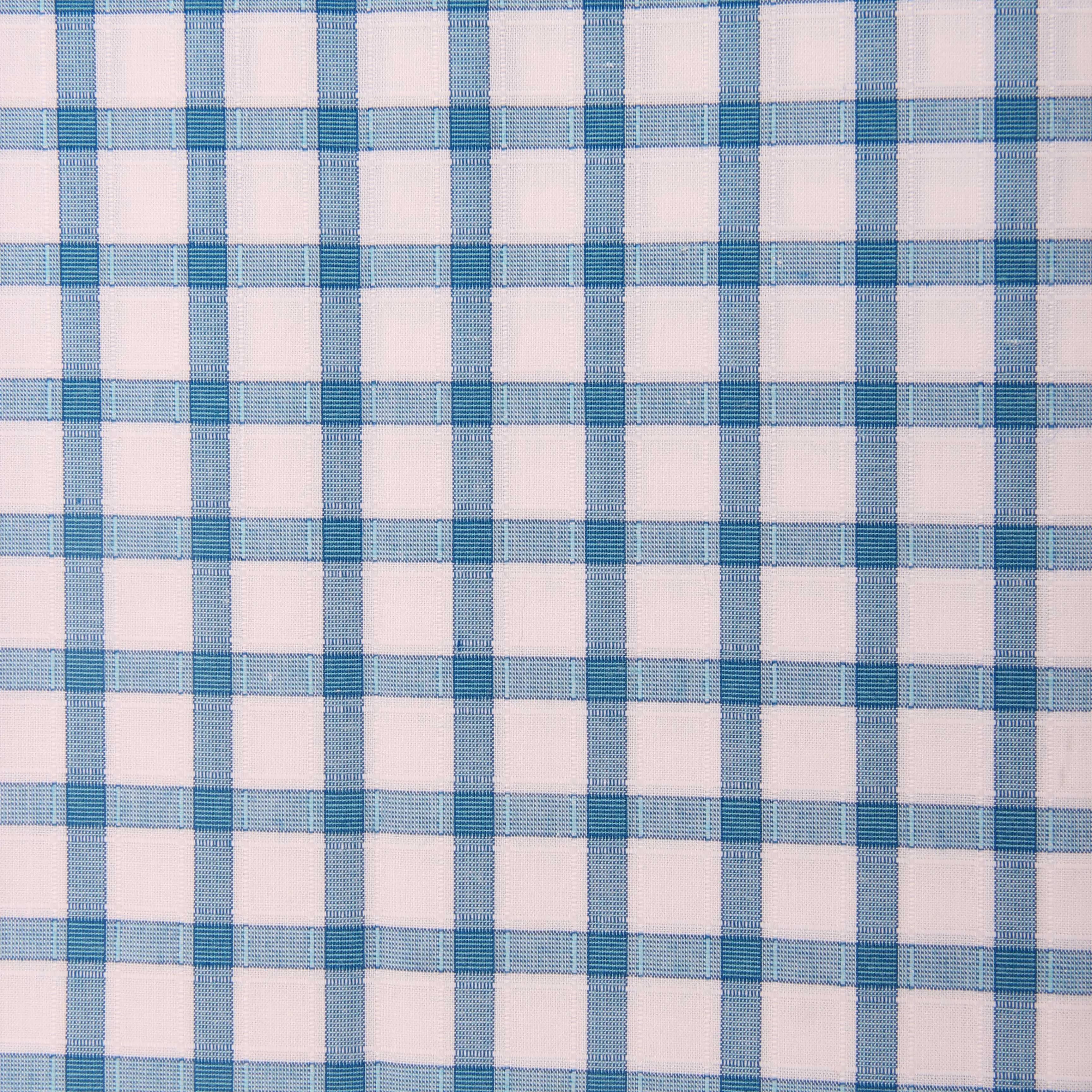 cotton bamboo fiber blended elastic check yarn-dyed breathable spandex fabric skin soft and stylish classic