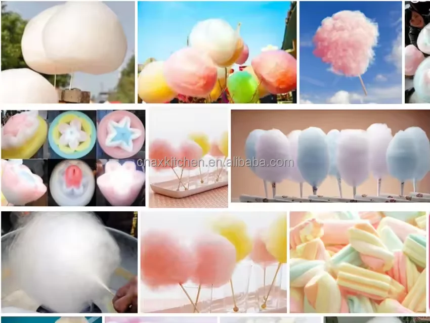 Commercial Gas Cotton Candy Floss Machine with