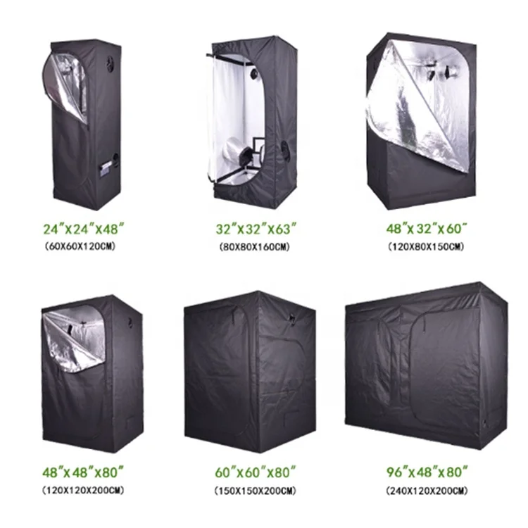 
2020 Good Quality 600D mylar hydroponic grow tent 120x120x200 indoor grow tent hydroponic grow tent kits 