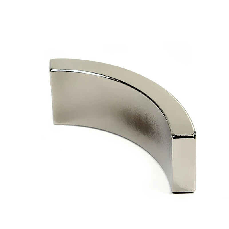 Custom made neodymium curved magnet for permanent magnet brushless dc wheel motor