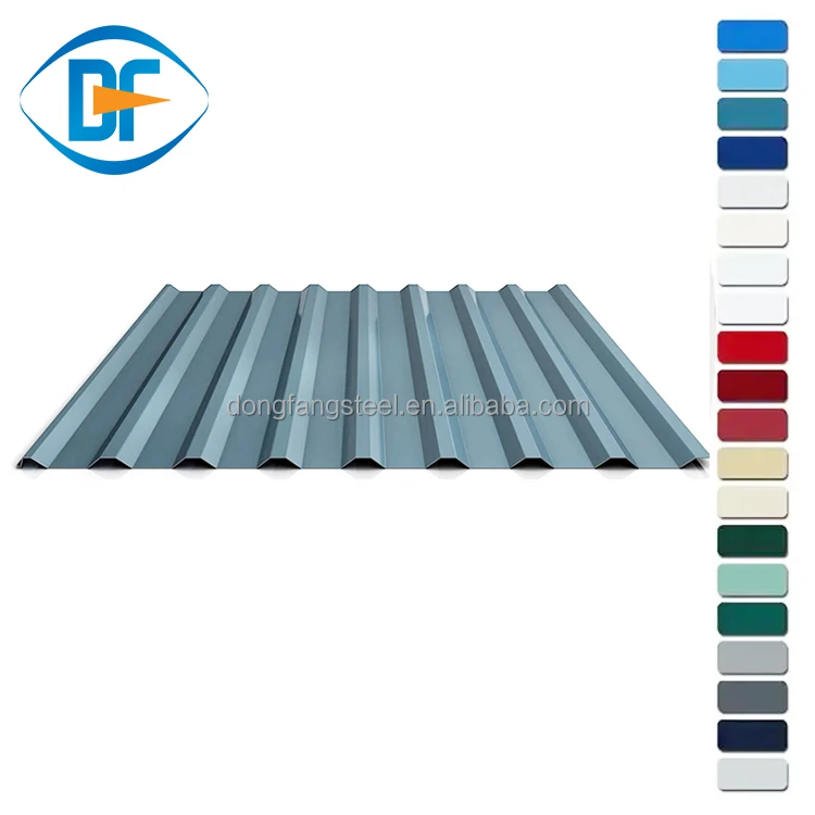 color coated steel Galvanized ppgi Metal Roofing Galvalume Sheets Building Materials preprinted steel in low price