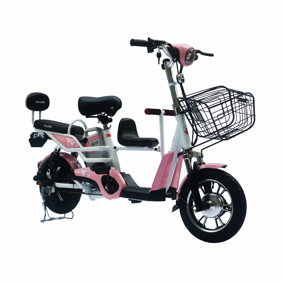 Europe New Long Range Powerful  two wheel moto electrica with baby seat