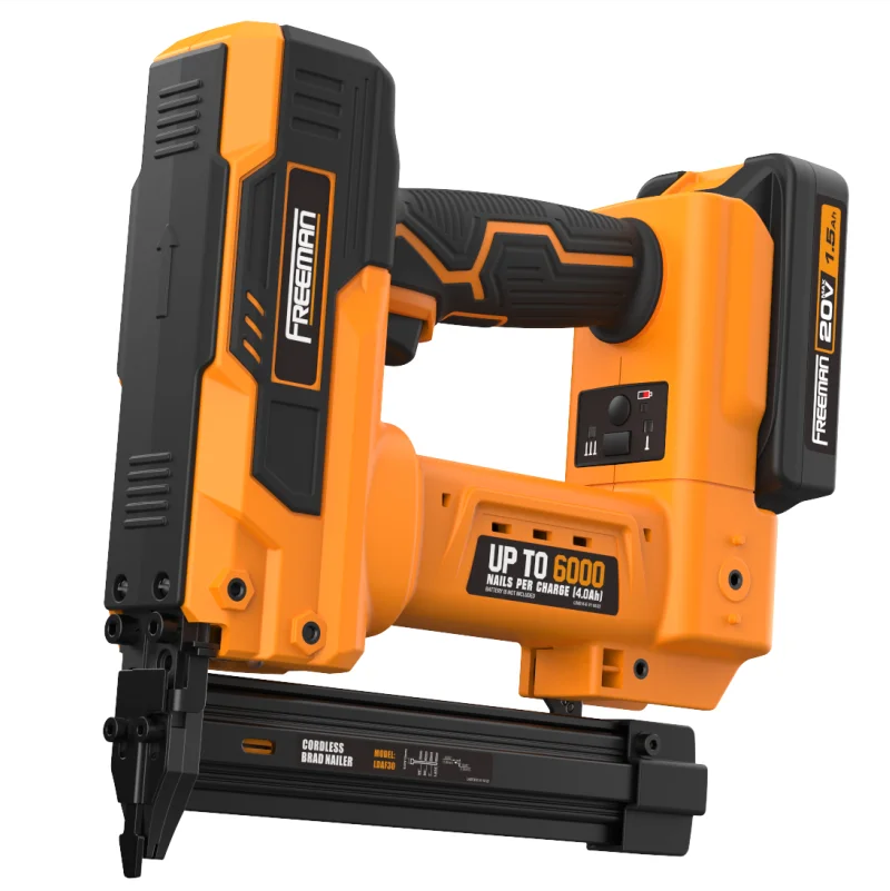 Freeman 18 Gauge F30 20V Battery Powered Cordless Wood Brad Nail Gun