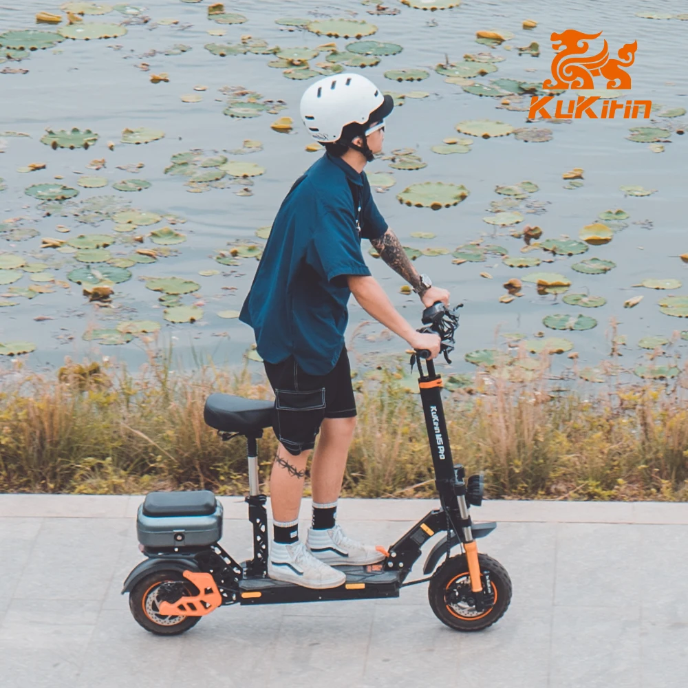 Eu Warehouse Original KUGOO M5 Pro 1200W Rear Motor 20Ah Kugoo Kirin Electric Scooter with Seat