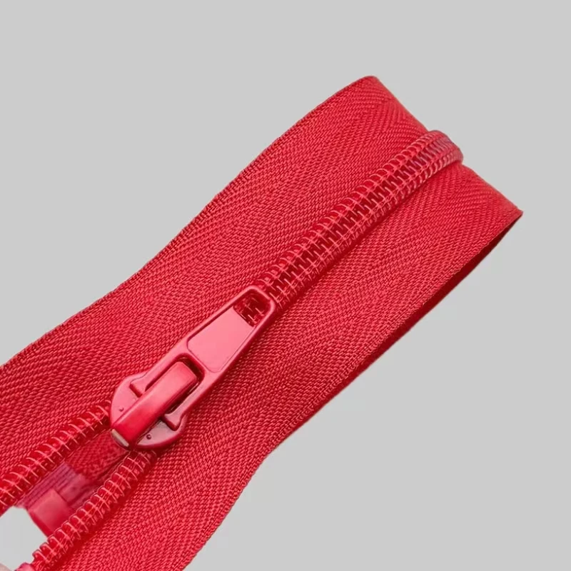 Factory Wholesale custom zipper 3# 5# 8# nylon zipper open-end plastic zipper for clothing accessories