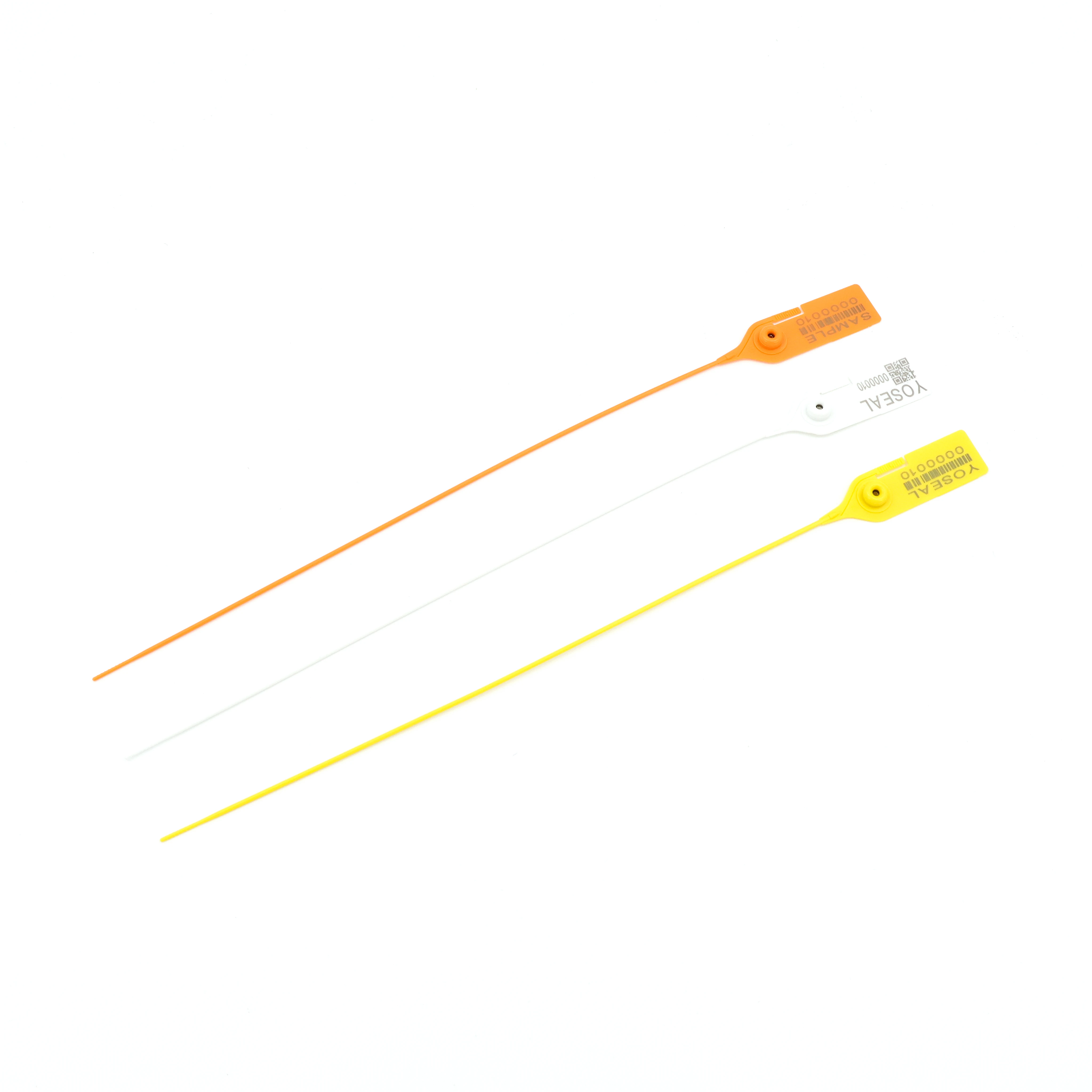 PP Plastic 360mm pull tight plastic security seal with tear-off