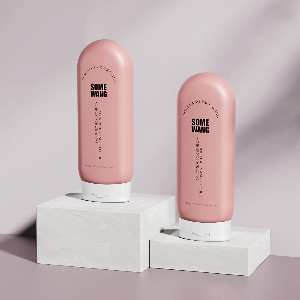 Fast Delivery 300ml Plastic HDPE Upside Down Bottle with Flip-Top Cap