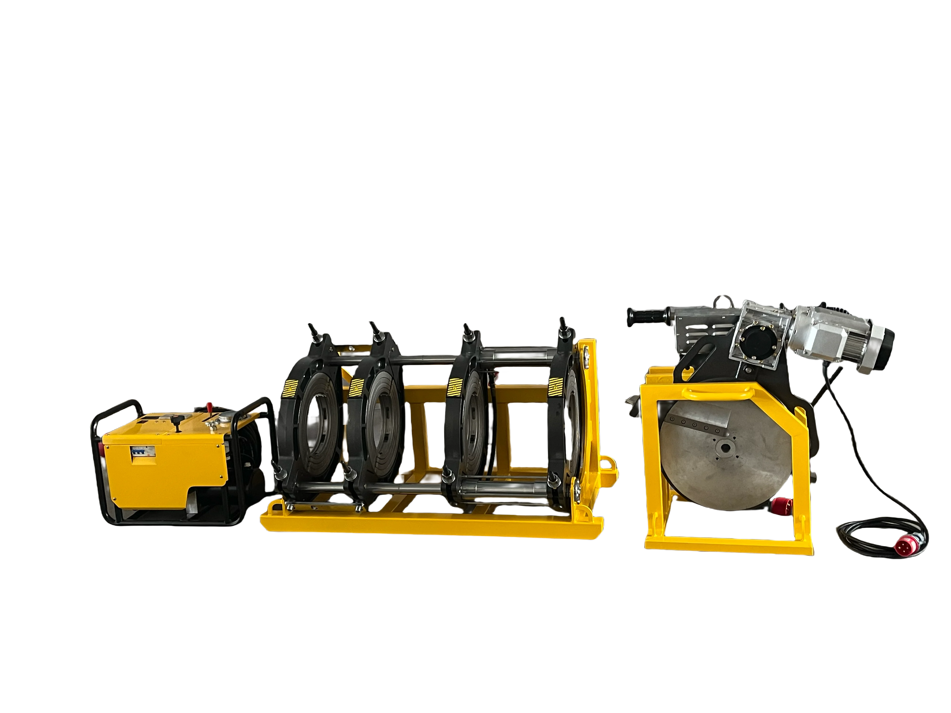 160-355mm PLastic pipe hdpe hydraulic butt fusion welding machine  CKmech butt welding machine