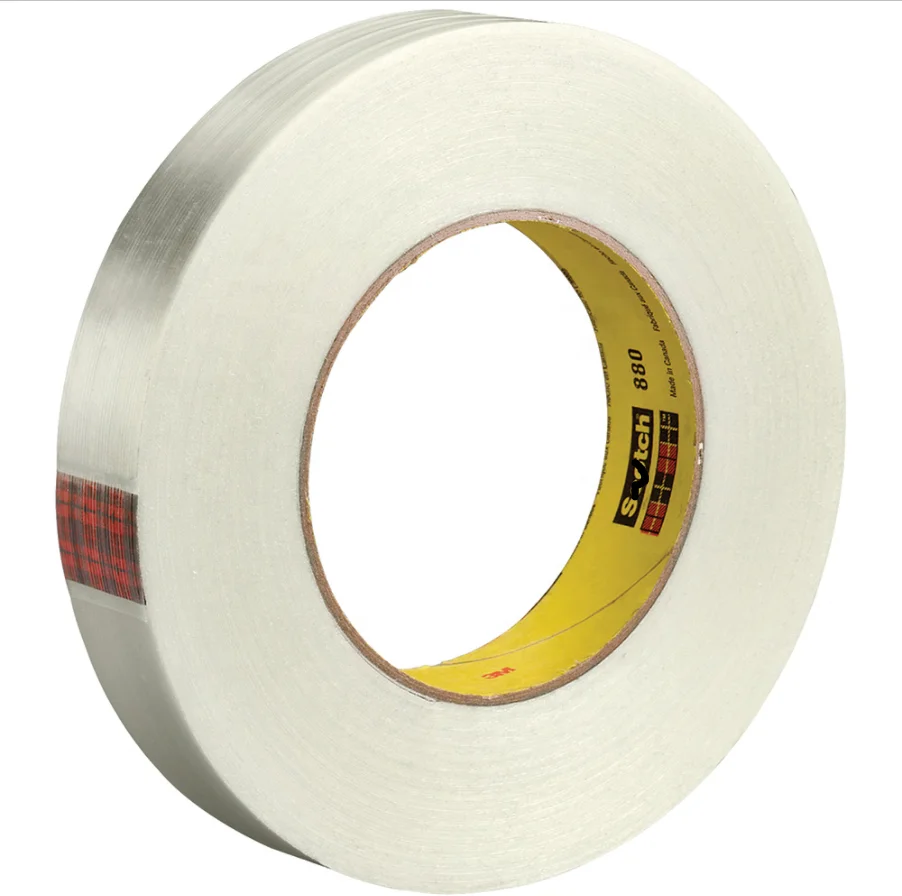 3M Filament Tape 880MSR 3M 880 Packing Tape Metal Splicing Coil Tabbing Bundling Reinforcing Applications Adhesive Paper Film