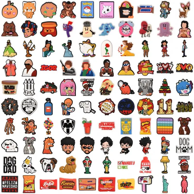 Wholesale Custom rubber charms Texas Houston Shoe Clog Decoration Women Shoes 2021 Accessories Luxury Designer