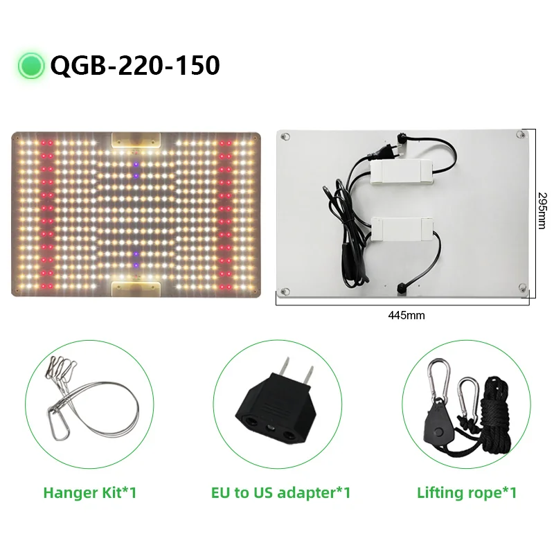 Newspectrum 110V 220V LED Grow Panel 3000K 5000K 660NM 730NM 395NM UV IR Full Spectrum Quantum Grow Light 150W