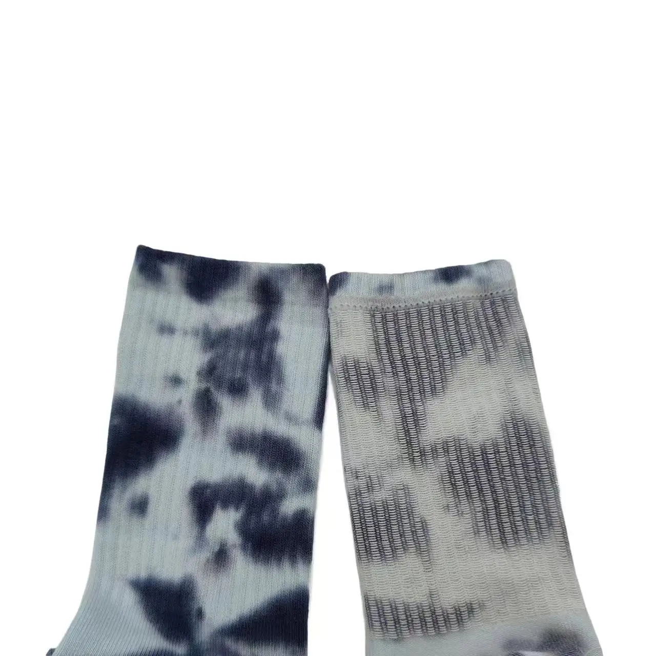 Hot Sale High Quality AZO Free Cotton Spandex Colorful Tie Dye Socks for Adult