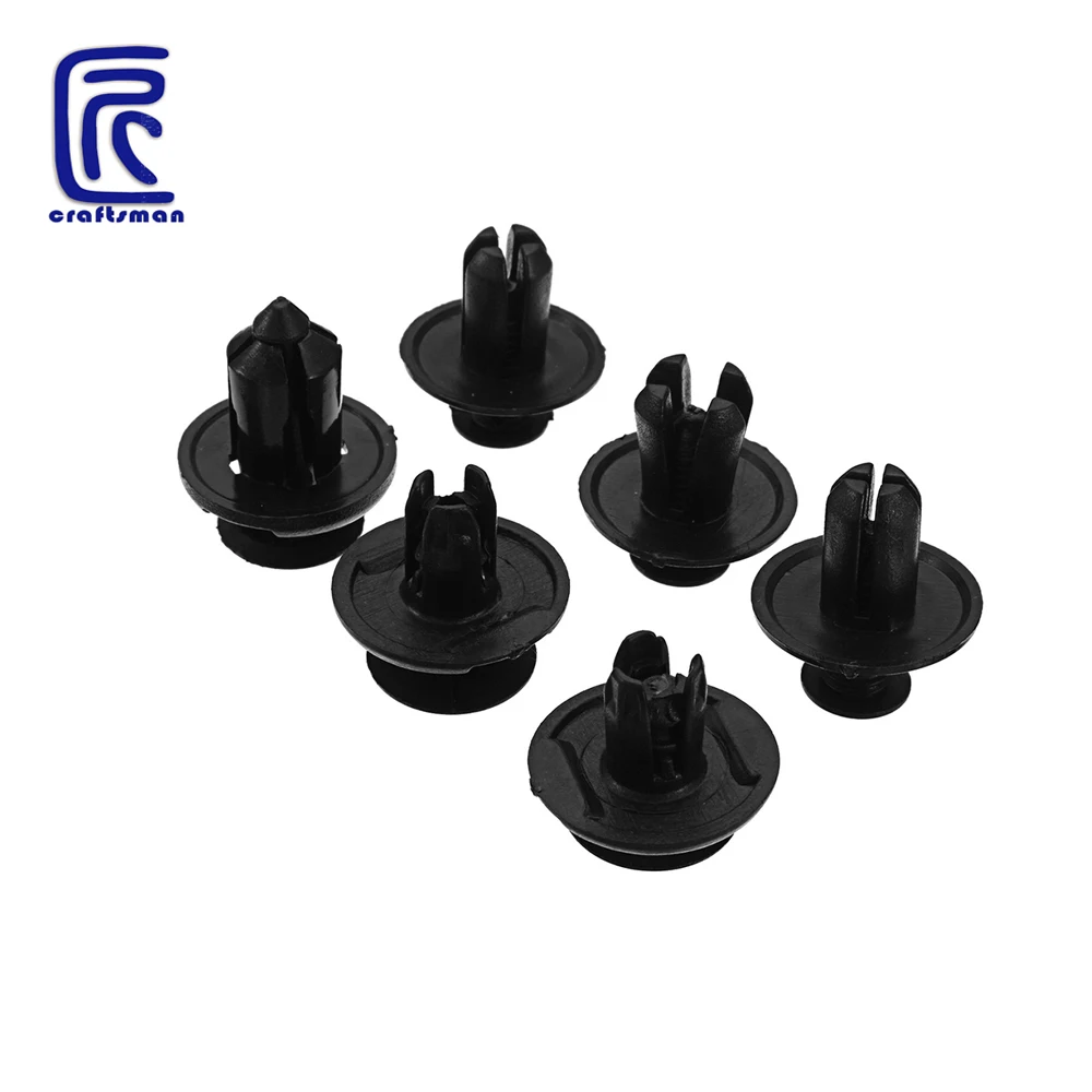 10 kinds 200pcs Mixed Auto Plastic Fastener Car Bumper Clips Fender Liner Retainer Rivet for Honda Acura AUDI Nissan