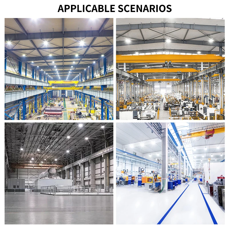 Industrial LED Hightbay Light 100W 400W UFO High Bay IP65 Rated for Warehouse Application
