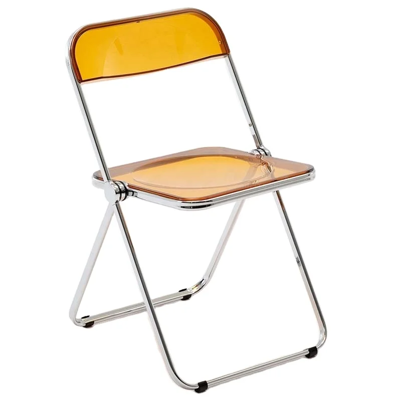 Hot Sale China Furniture Dinner Clear Acrylic Folding Chairs Banquet Acrylic Chair folding modern dining training chair