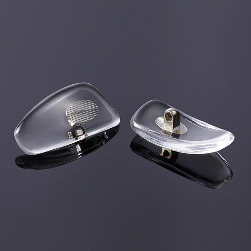 Comfortable New Copper Core Screw in Universal Leaf Transparent Air Nose Pad Nose Holder Eyeglass Frame Accessories