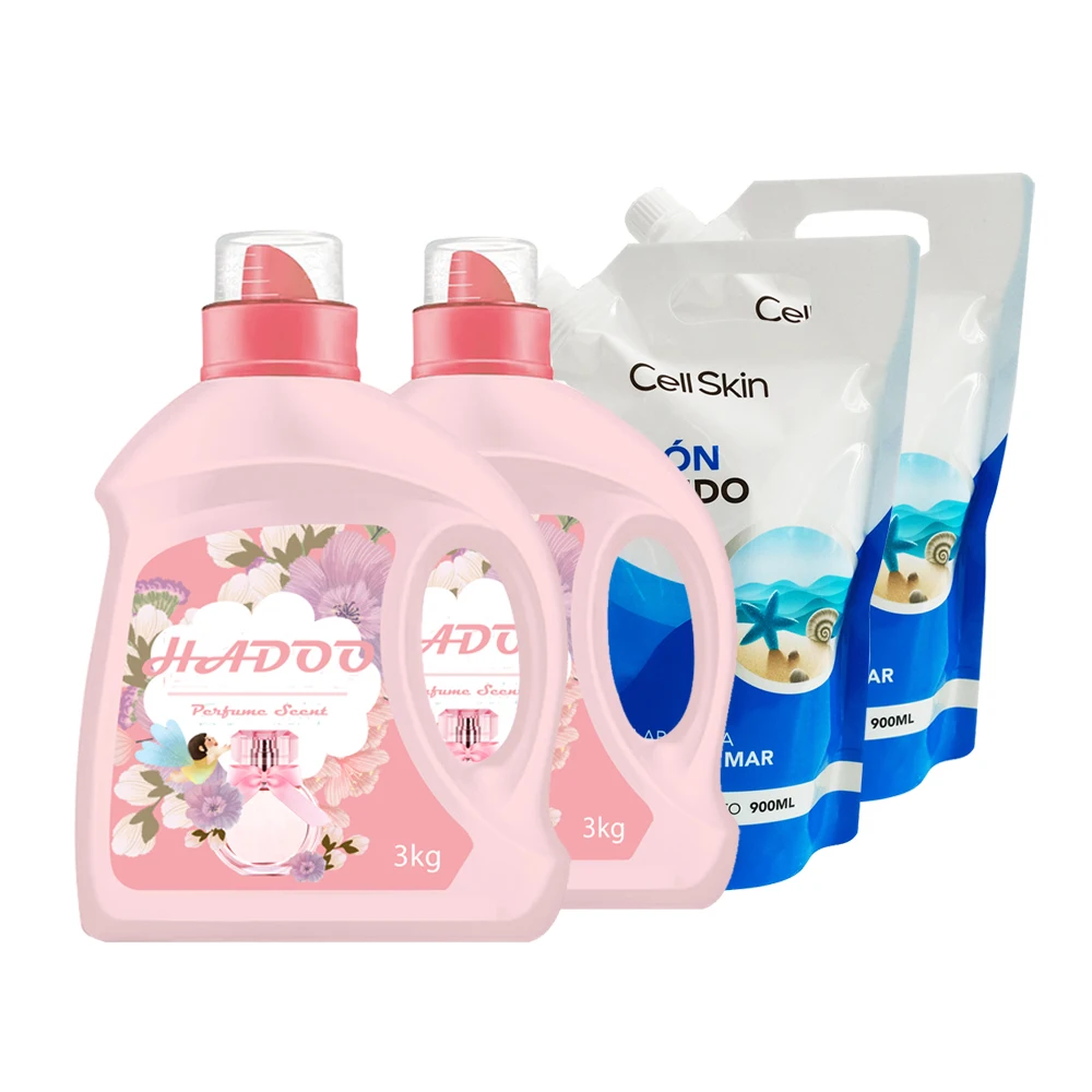 Manufacturer OEM Concentrated Laundry Detergent Clothes Washing Soap Liquid Detergent with Color Care green color detergent