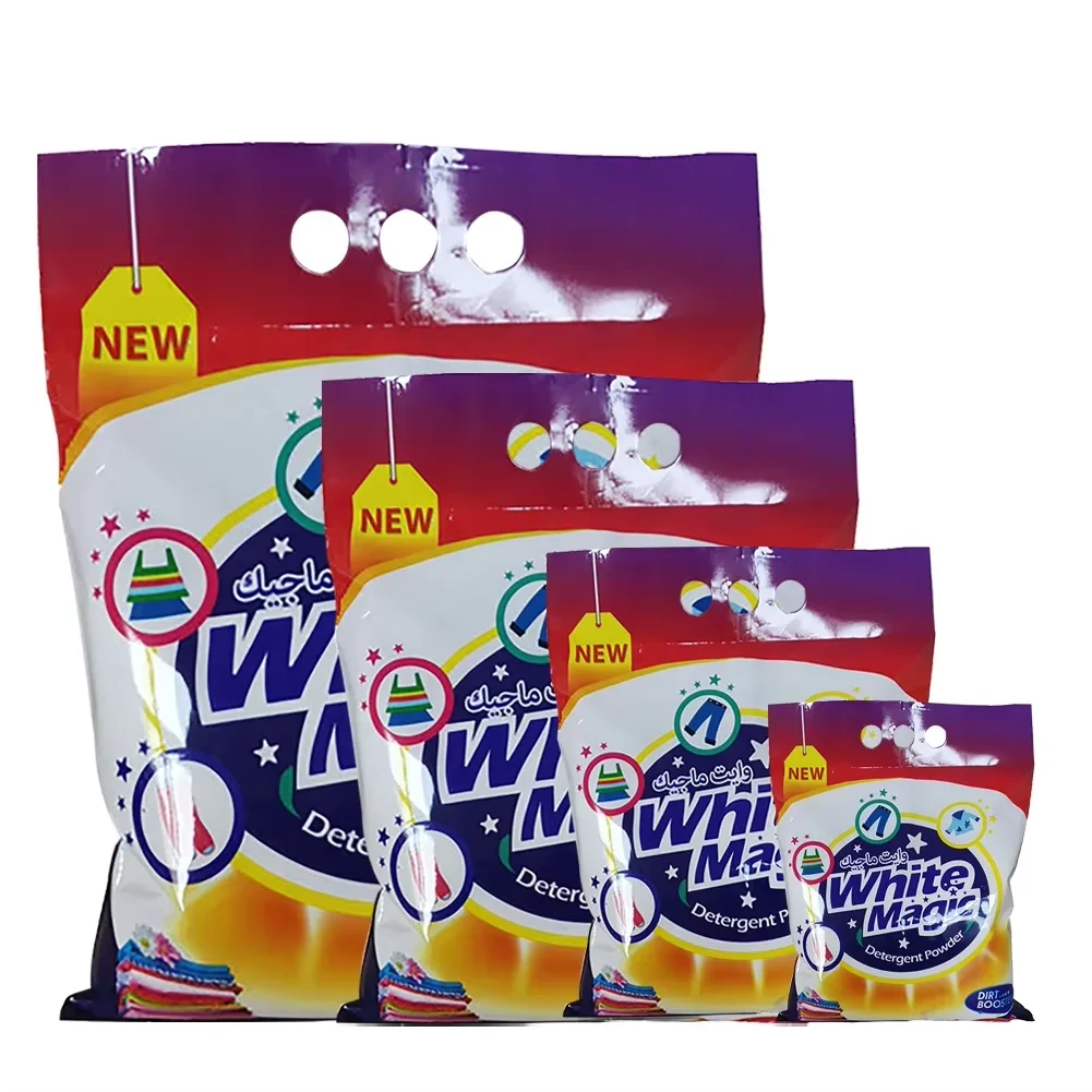 Manufacturer Custom Top Brand Organic High Foaming Low Density Washing Powder Free Sample