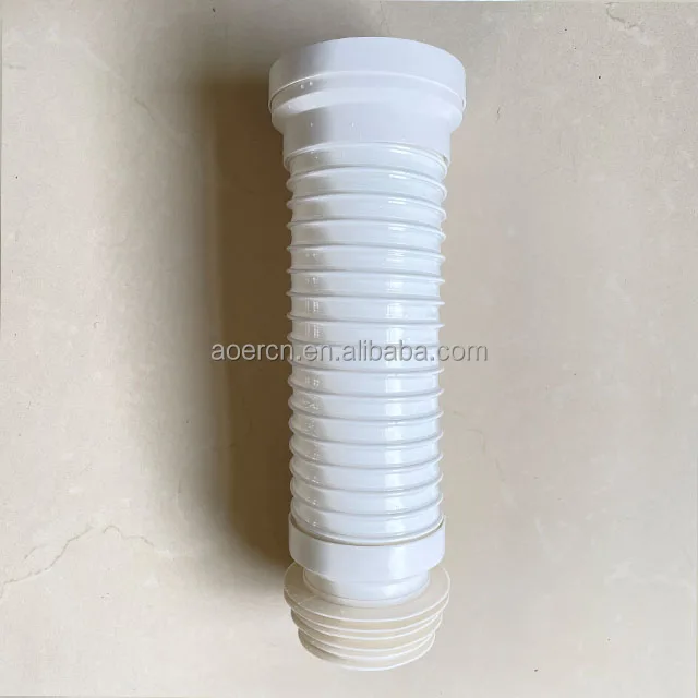 Bathroom accessory plastic PVC connection plastic tube toilet pipe fittings