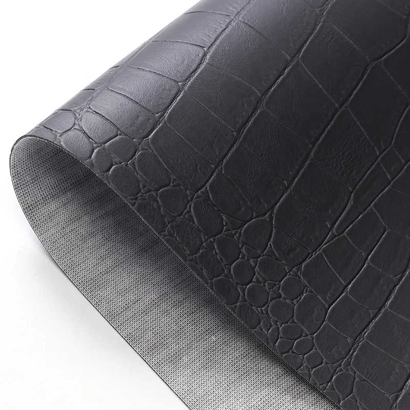 PVC alligator leather fake crocodile skin leather for croc leather fabric sofa and bags