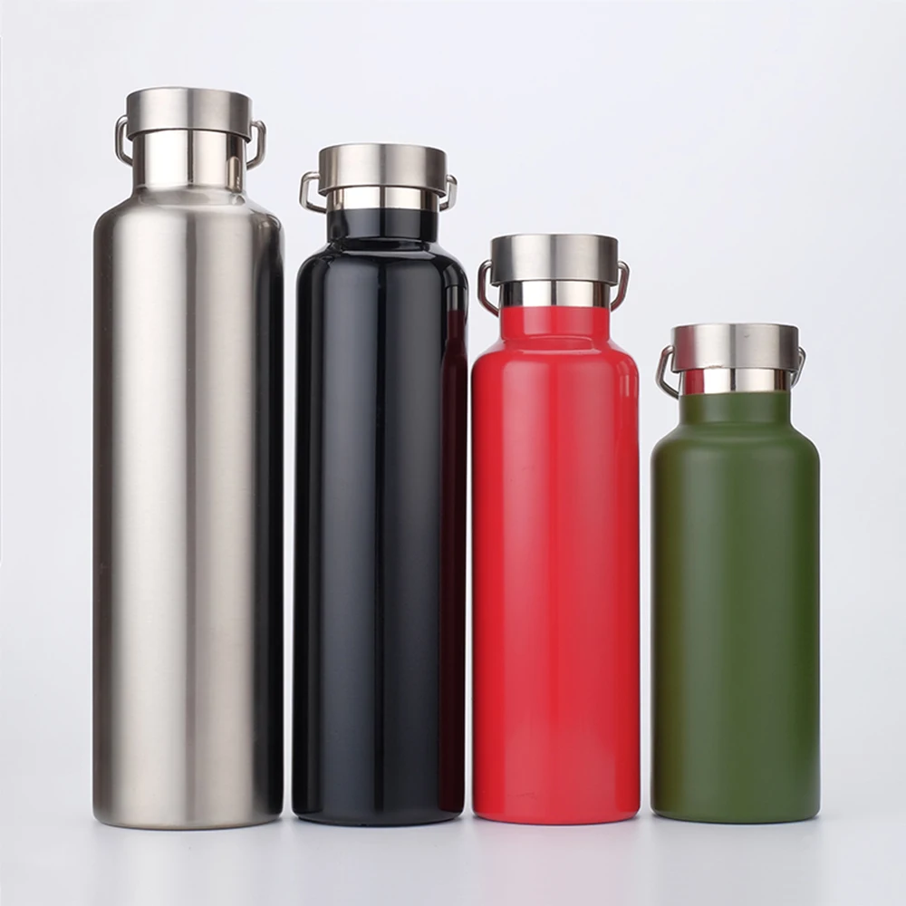 amazon top seller 18/20/25/34oz insulated water bottle for Travel and Sports double wall SS304 thermos bottle