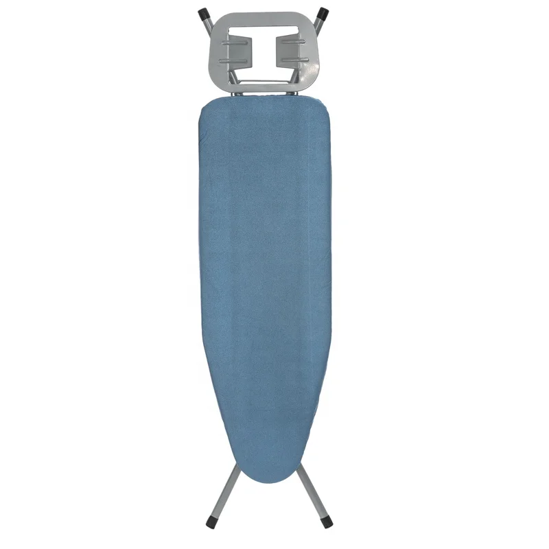 Standing Type Foldable Clothes Ironing Board with 5 Adjustable Height with Foam Pad and Cotton Cover