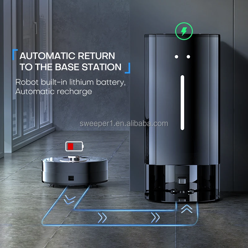 Household Restaurant Clean Mopping Robot Commercial Cleaning Robot Vacuum Cleaner UVC Smart Sweeping Robot