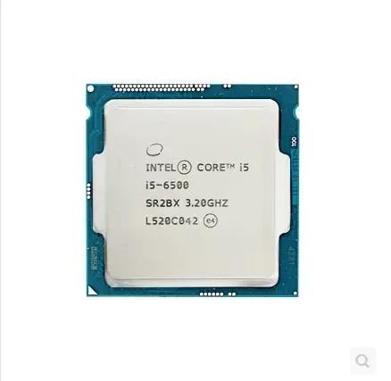 Intel i5-6500 chip quad-core cpu processor LGA1151 3.2GHz four threads support DDR4