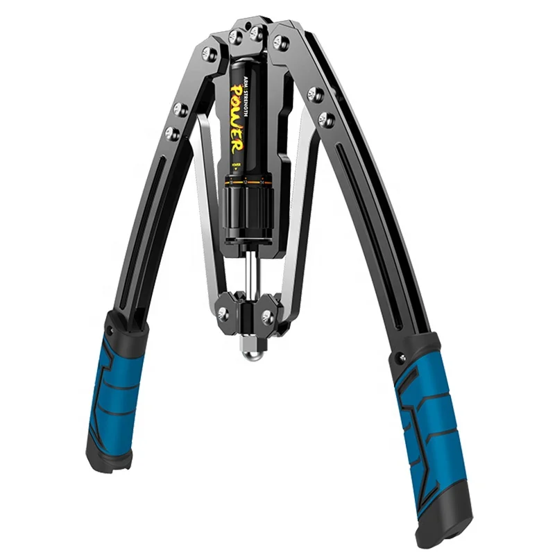 Adjustable Arm Strength Cylinder Hydraulic Grip Bar 200kg Chest/Arm/Abdominal Muscles Home Arm Strength Bar trainer for Fitness