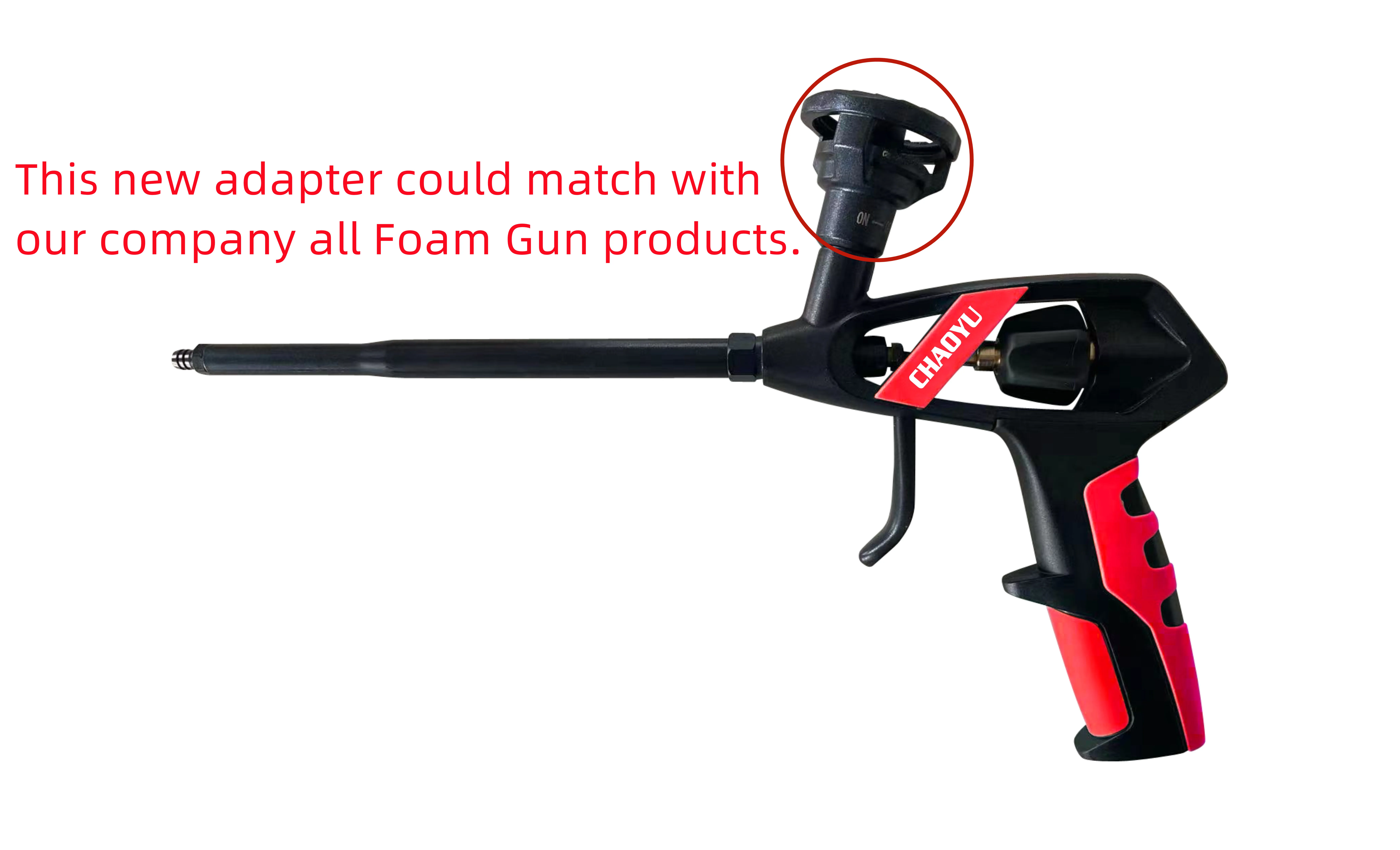 OEM  /DIY PU FOAM no-clean single component extended pu foam gun CY-099T-S foam caulking gun