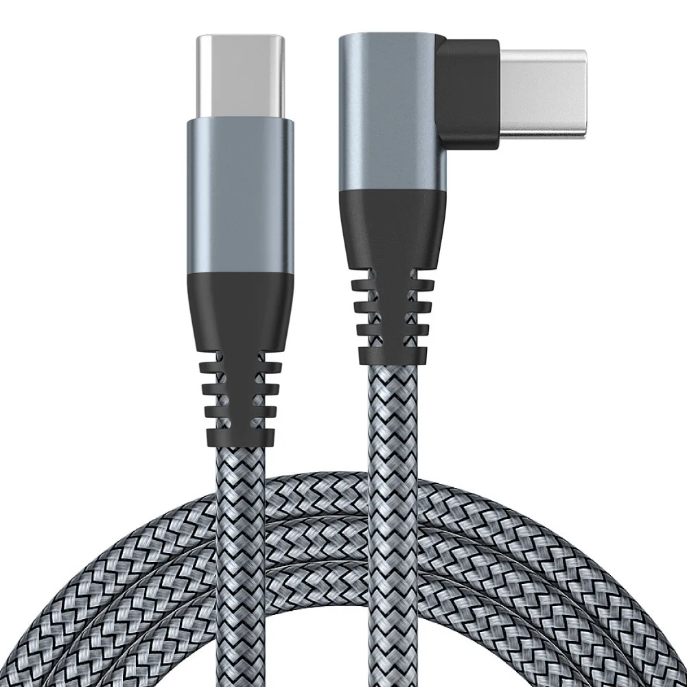 
Оптовая продажа, L-образный коленчатый usb 3.0 Type-c кабель для передачи данных для MacBook PD 20 в 3A 60 Вт, кабель типа C для быстрой зарядки, usb-кабель типа C 