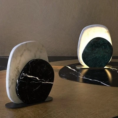 Post-Modern Marble Table Lamp Nordic Bedroom Bedside Creative Table Lamp Sample Room Designer Creative Decorative Table Lamp