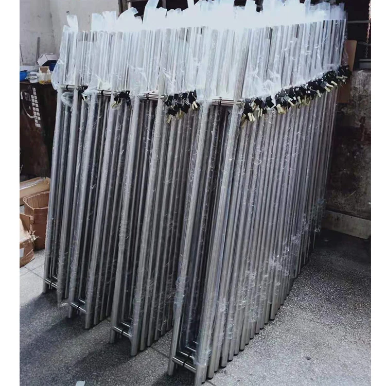 HDSAFE 304 stainless steel glass door lock handle sliding interior door handles with lock entrance glass door black pull handle