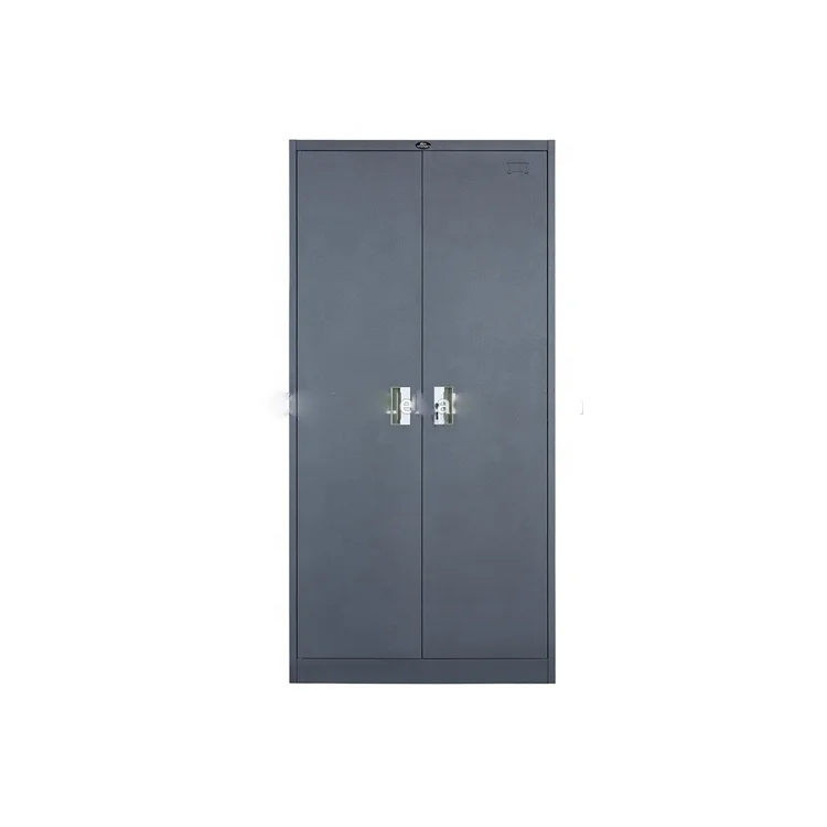 Hot Selling Modern Style Office Metal 2 Doors Wardrobe With Mirror