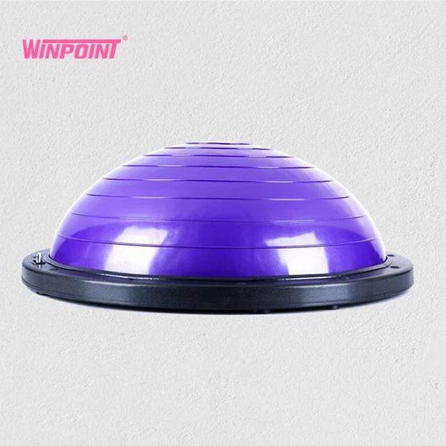 FITNESS hot selling gym semicircular wobbler balance ball