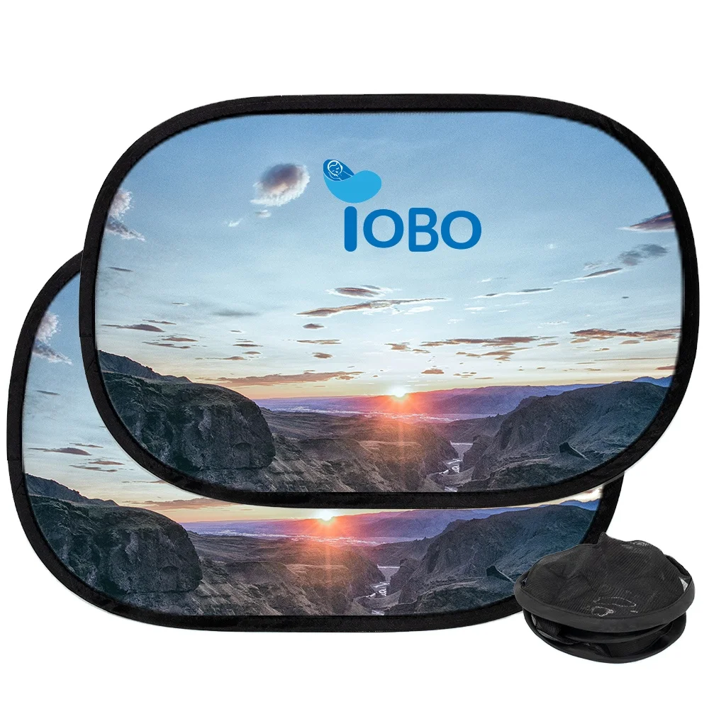 Newest nylon mesh car static cling sunshade car side window sunshade for baby protector