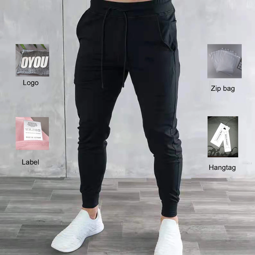 Plus 3XL Custom Logo Sweatpants Gym Jogger Hombre Pantalon Training Jogging Wear Polyester Track Pants men